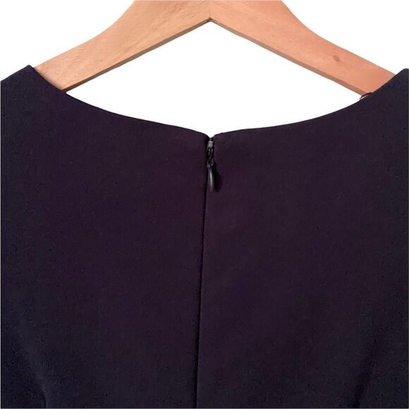 NWT Nanette Lepore Dark Navy Spring Bloom Bell Sleeve Dress in Size 2, 8, 12 - Picture 7 of 10